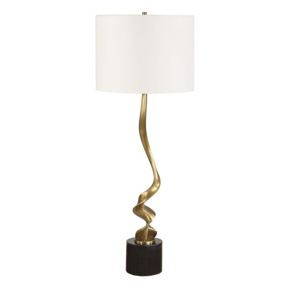 Spiraling Cordless Buffet Lamp