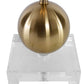 Laton Buffet Lamp, Brass