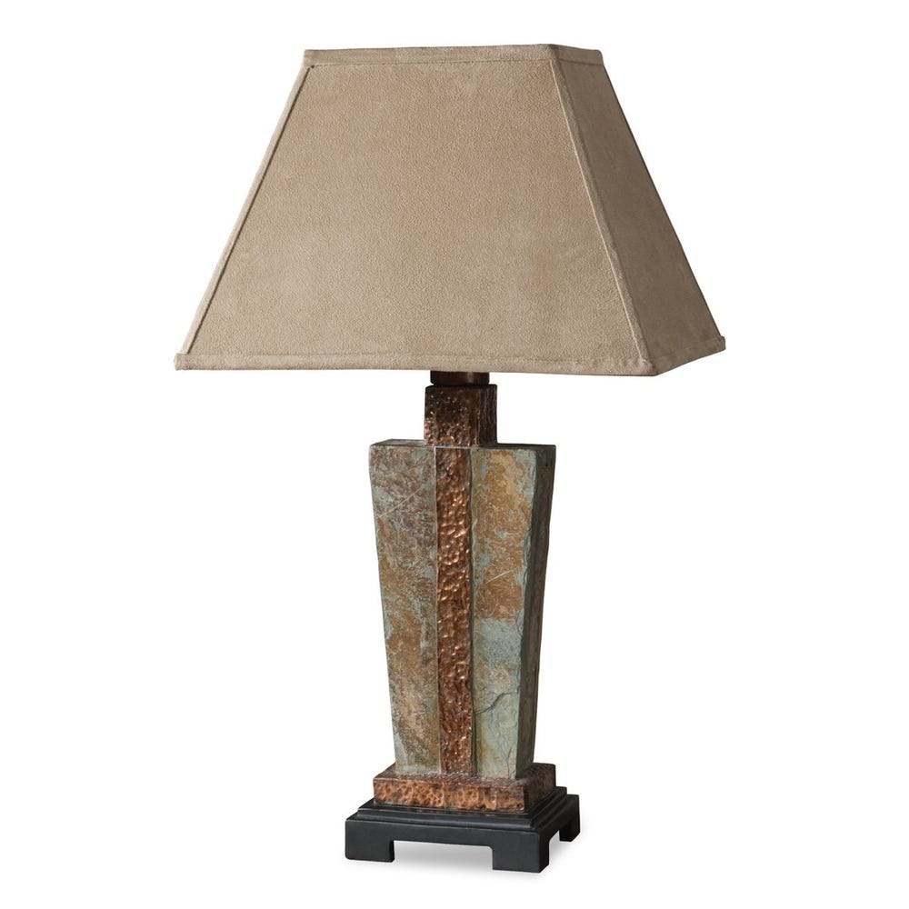 Slate Indoor-Outdoor Table Lamp