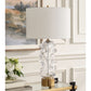 Aura Table Lamp, Clear