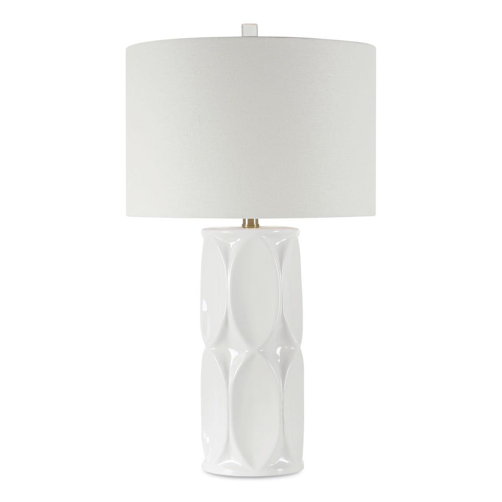 Sinclair Table Lamp, White