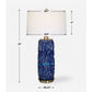 Zade Table Lamp, Blue