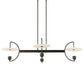 Kyoto, 4 Lt Linear LED Chandelier