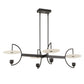 Kyoto, 4 Lt Linear LED Chandelier