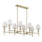 Arques 8 Lt Linear Chandelier