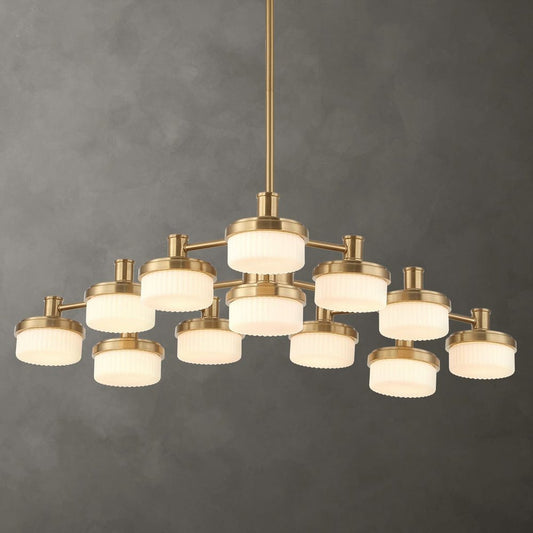 Wedge, 12 Lt LED Chandelier