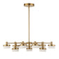 Wedge, 12 Lt LED Chandelier