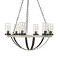 Edgecomb, 6 Lt Indoor-Outdoor Chandelier
