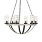 Edgecomb, 6 Lt Indoor-Outdoor Chandelier