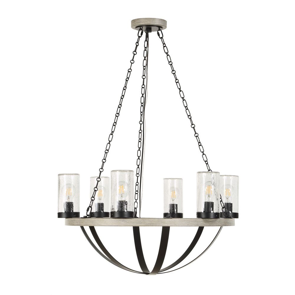 Edgecomb, 6 Lt Indoor-Outdoor Chandelier