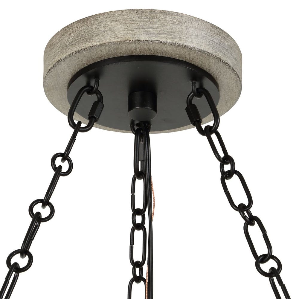 Edgecomb, 6 Lt Indoor-Outdoor Chandelier