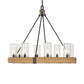Palm Royal, 8 Lt Indoor-Outdoor Chandelier