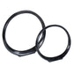 Orbits Ring Indoor-Outdoor Sculptures, Black Nickel, S/2