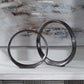 Orbits Ring Indoor-Outdoor Sculptures, Black Nickel, S/2