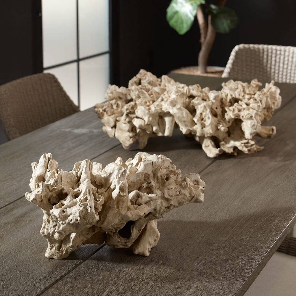 Elemental Root Indoor-Outdoor Sculptures, S/2