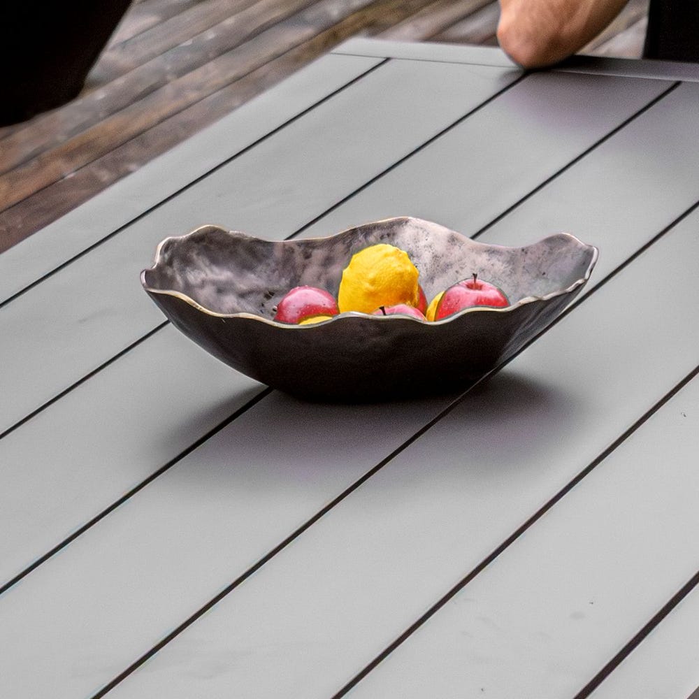 Obscura Indoor-Outdoor Bowl, Bronze