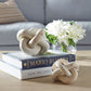 Limestone Link Indoor-Outdoor Sculptures, S/2