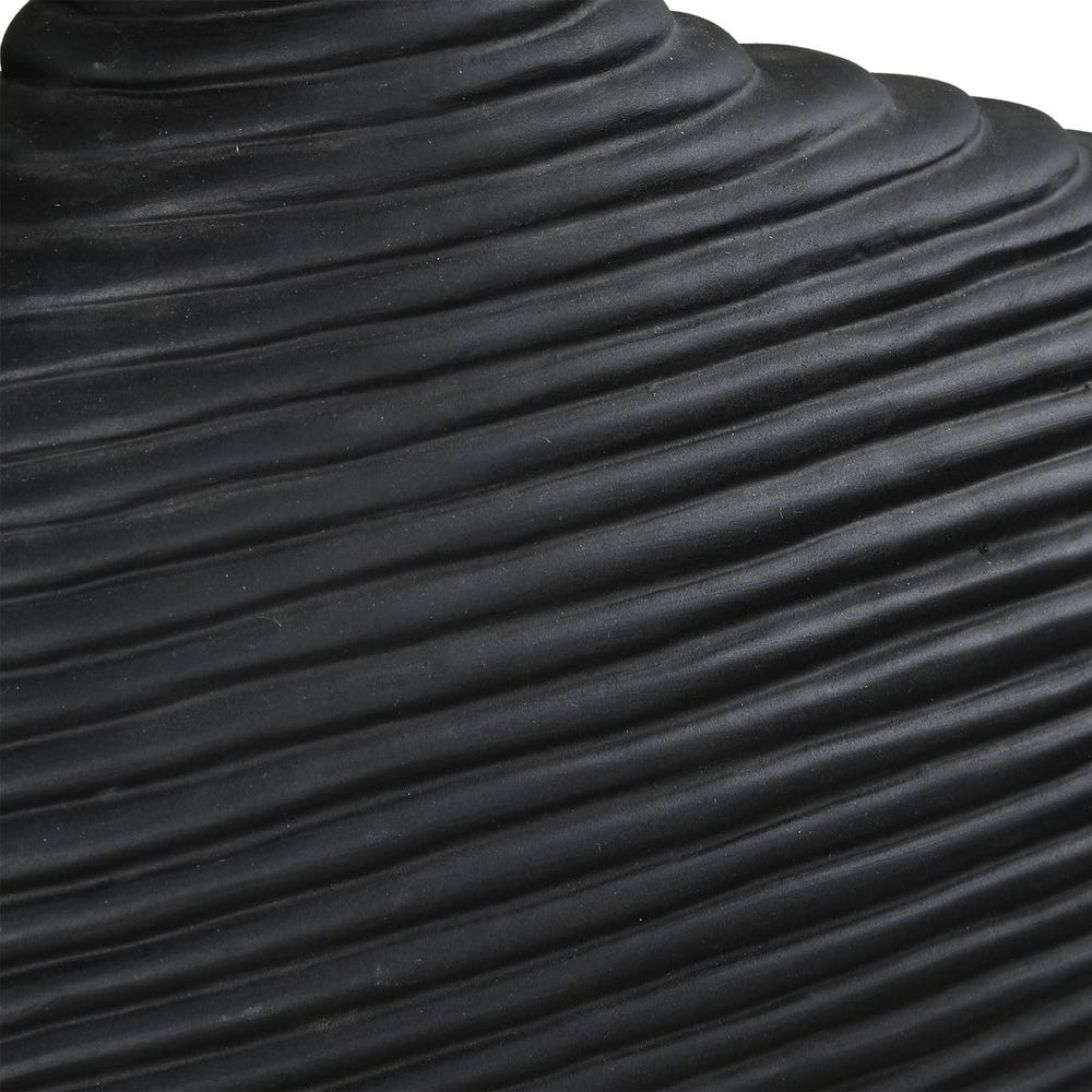 Duostacked Vases, Black, S/2