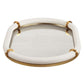 Cyprus Oval Tray, White