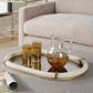 Cyprus Oval Tray, White