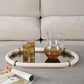 Cyprus Oval Tray, White