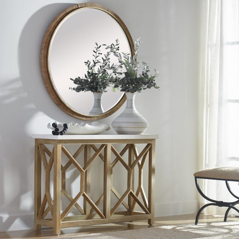 Ruffled Feathers Indoor-Outdoor Bowl, White