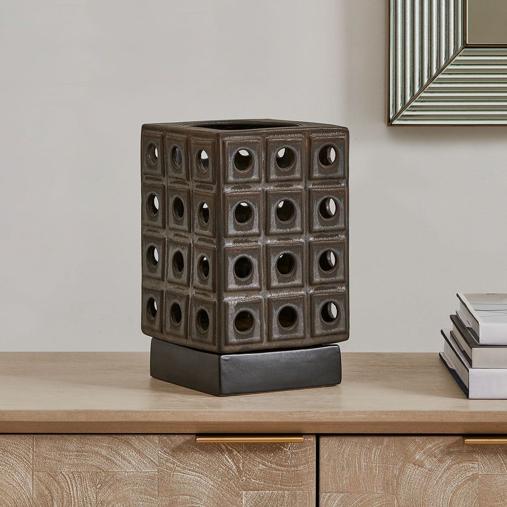 Lattice Indoor-Outdoor Lantern Candleholder