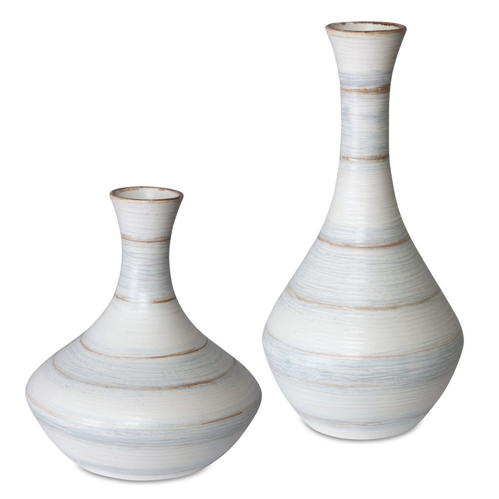 Potter Indoor-Outdoor Vases, S/2