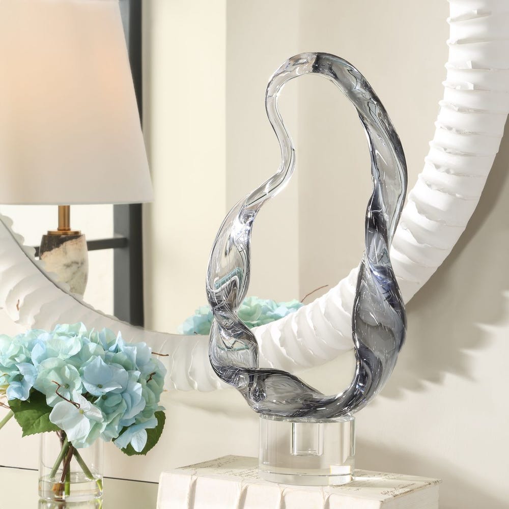 Luminous Twist Sculpture