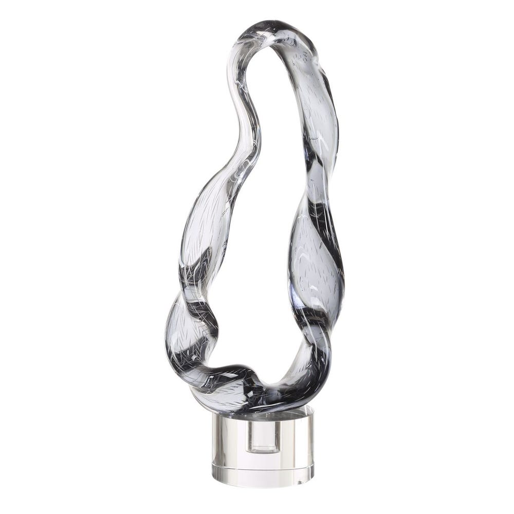 Luminous Twist Sculpture