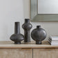 Charcoal Bloom Indoor-Outdoor Vases, S/3