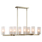 Mistie, 8 Lt Linear Chandelier