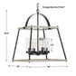 Edgecomb, 4 Lt Indoor-Outdoor Pendant