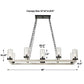 Edgecomb, 10 Lt Indoor-Outdoor Chandelier
