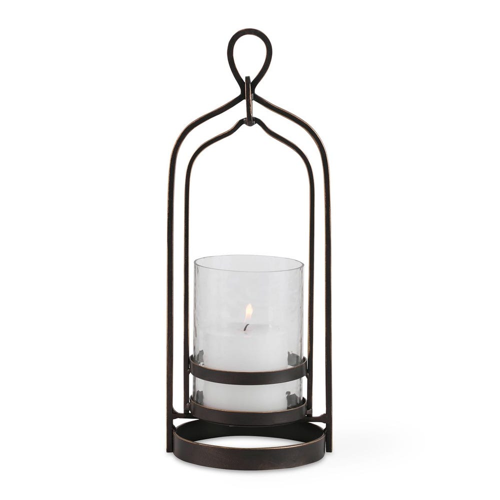 Shepherd Candleholder, Bronze