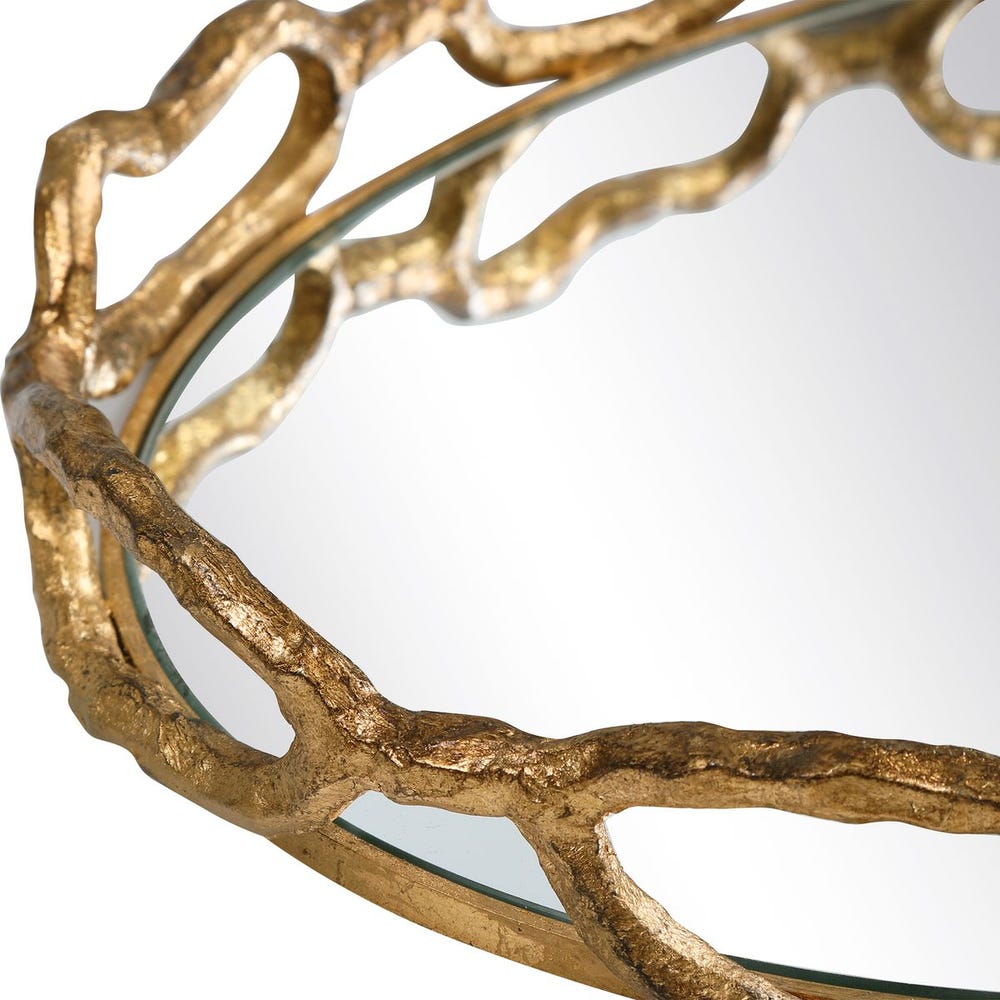 Cable Chain Tray, Gold