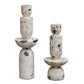 Nouveau Tower Indoor-Outdoor Sculptures, S/2