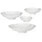 Lucky Coins Indoor-Outdoor Metal Wall Decor, White, S/4