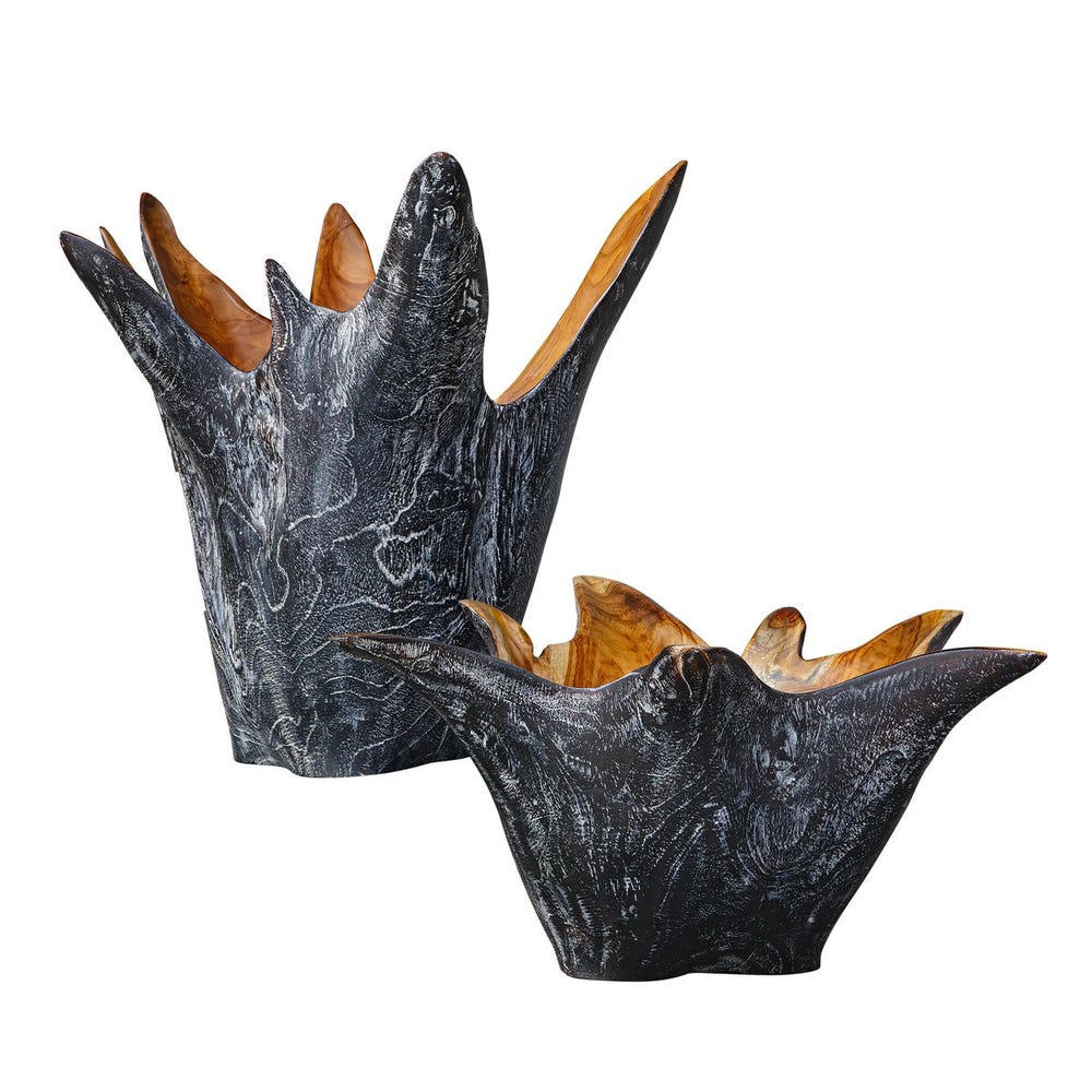 Starpetal Indoor-Outdoor Bowls,S/2