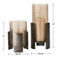 Fluted Fire Candleholders, S/2
