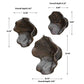 Teo Wood Wall Decor, Mocha, S/3