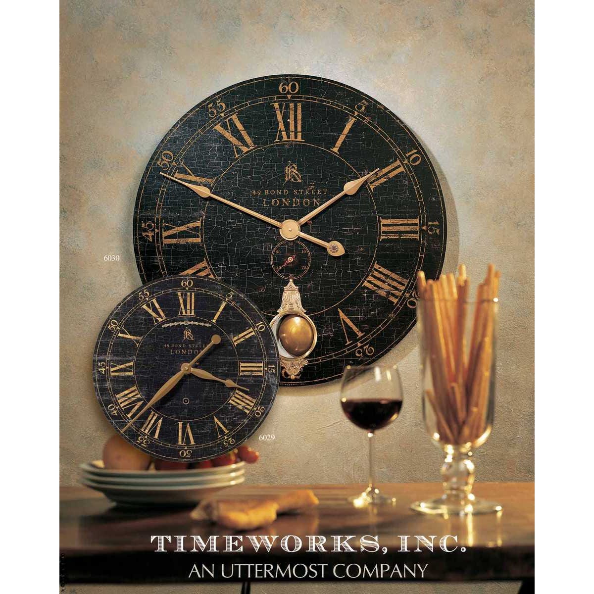 Bond Street 30" Wall Clock
