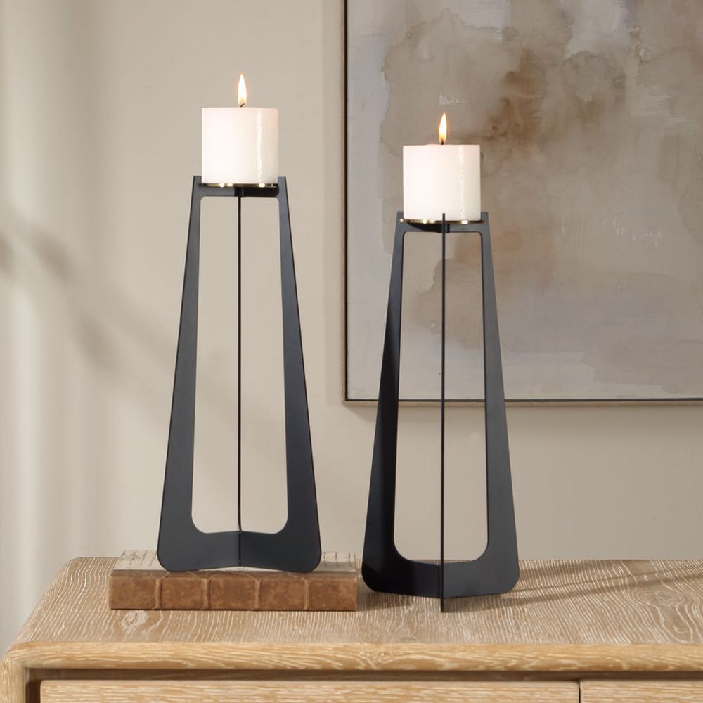Columnar Candleholders, S/2