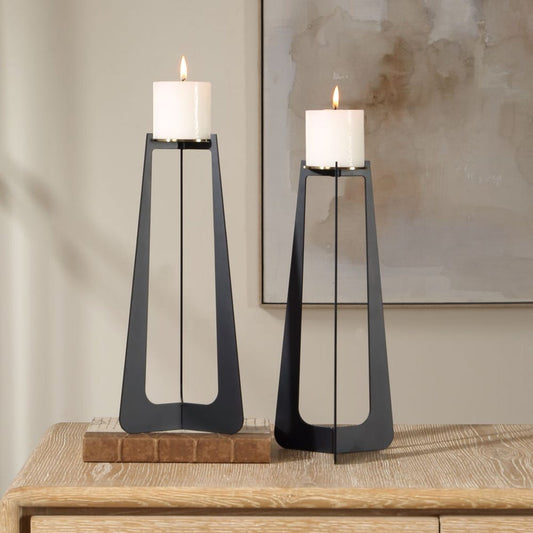 Columnar Candleholders, S/2