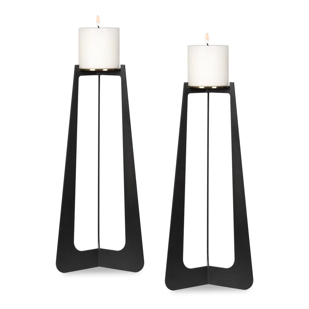 Columnar Candleholders, S/2