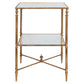 Henzler Lamp Table, Gold