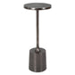 Sanaga Indoor-Outdoor Drink Table, Nickel
