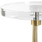 Waveney Drink Table, Brass