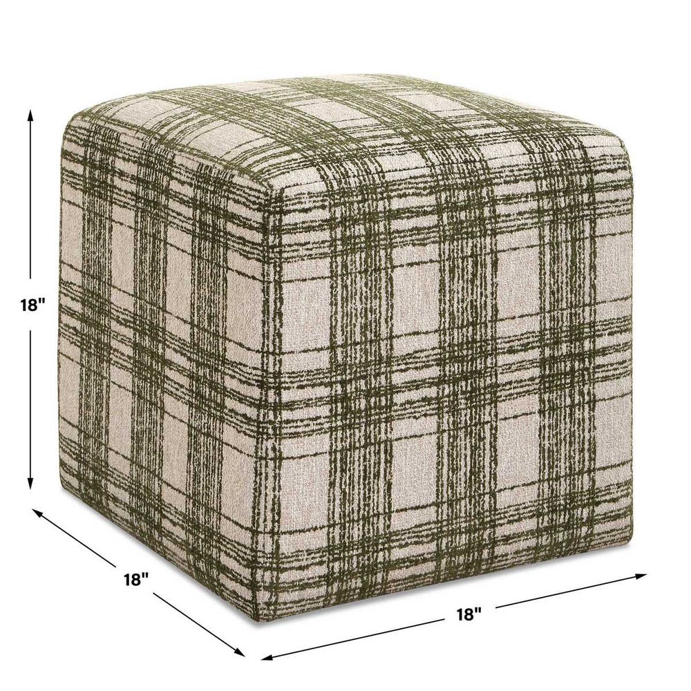 Joie Ottoman, Ireland Plaid