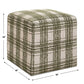Joie Ottoman, Ireland Plaid